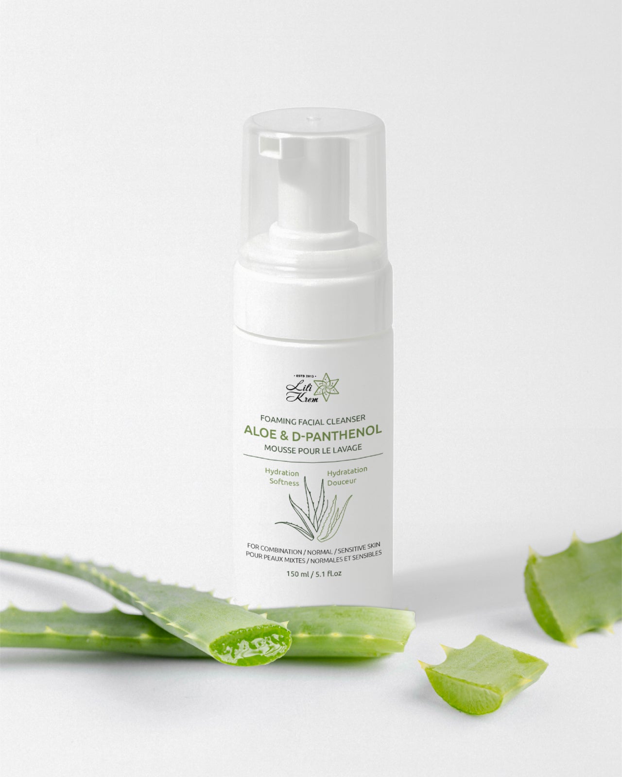 Foaming Facial Cleanser "Aloe & D-Panthenol"