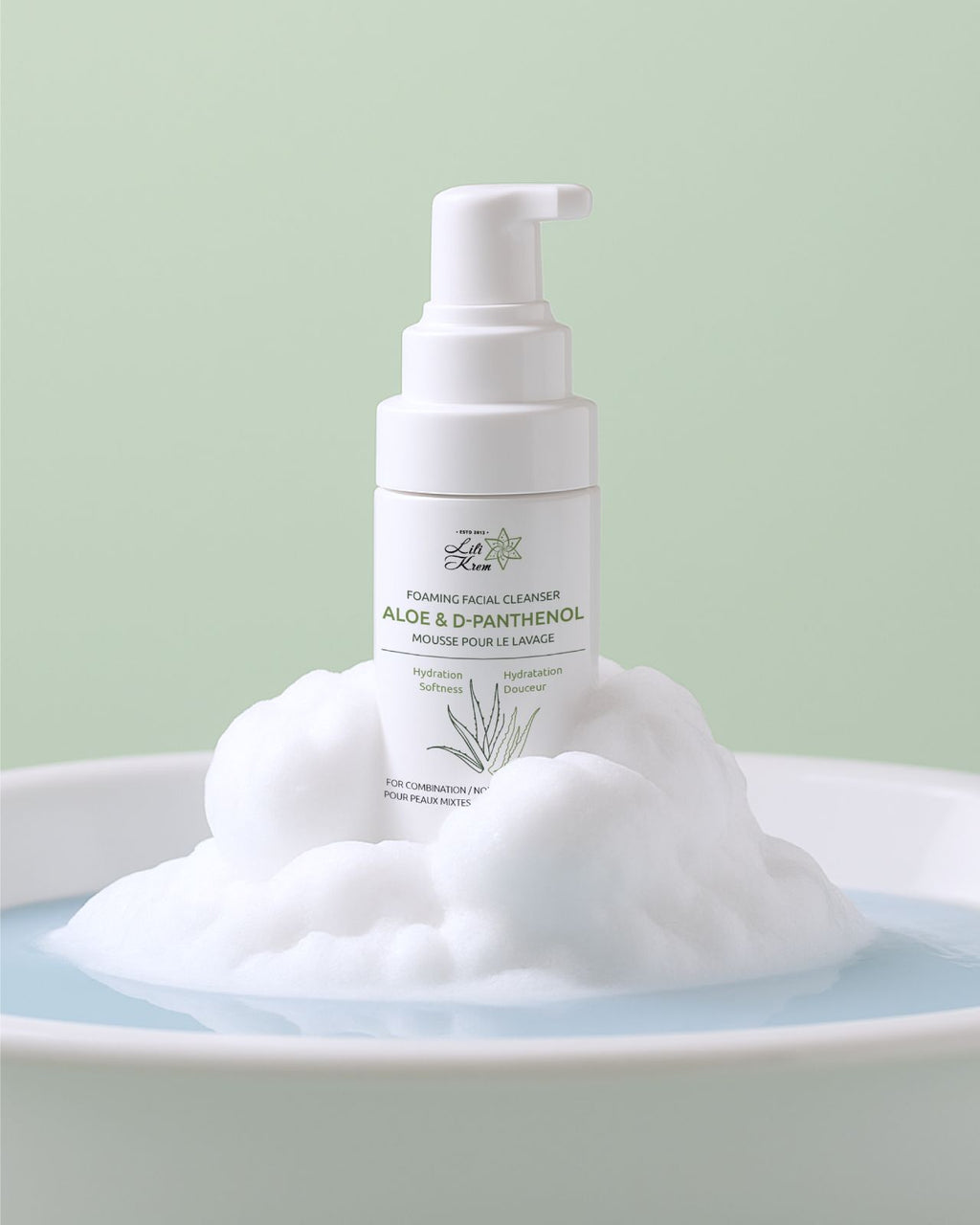 Foaming Facial Cleanser "Aloe & D-Panthenol"