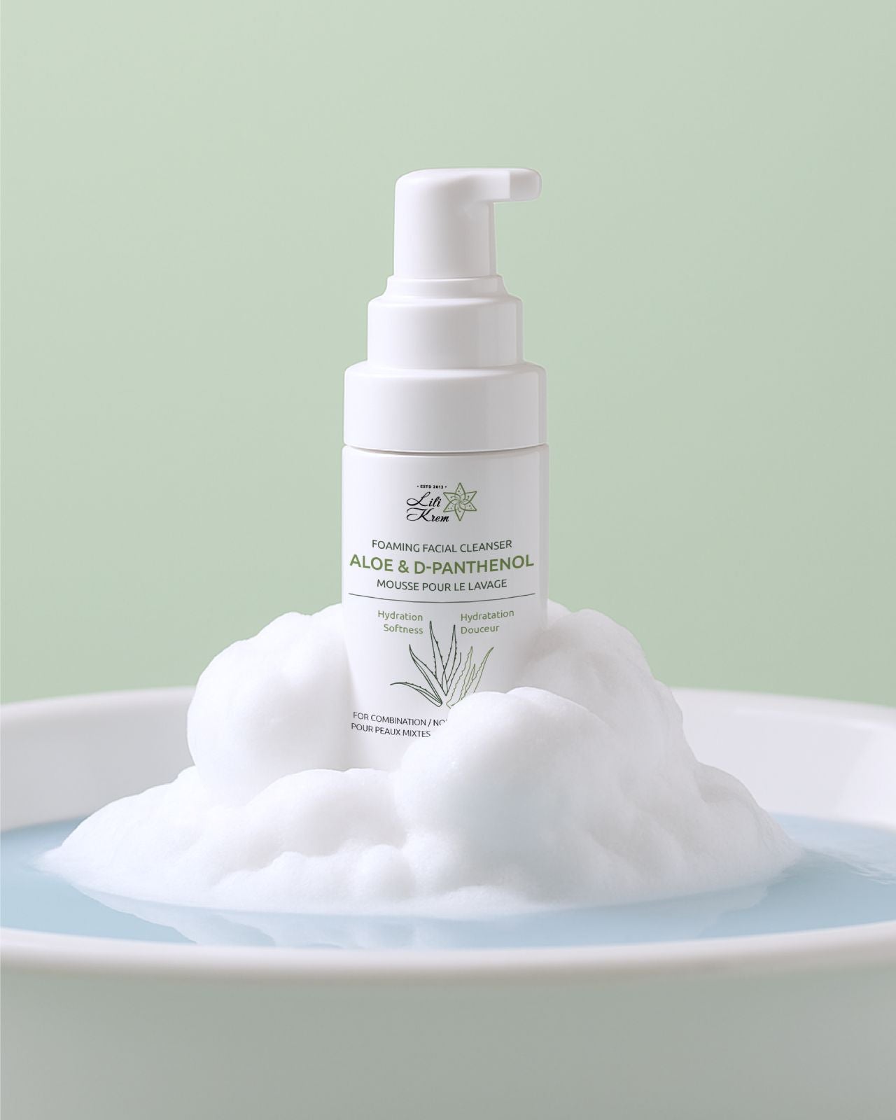 Foaming Facial Cleanser "Aloe & D-Panthenol"