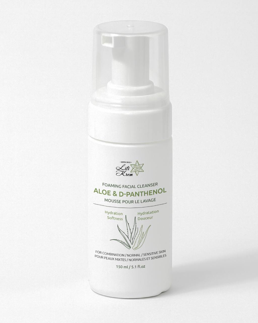Foaming Facial Cleanser "Aloe & D-Panthenol"